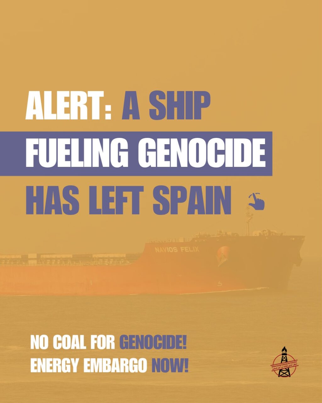 Instagram post from palenergyembargo. This post is in position 0.