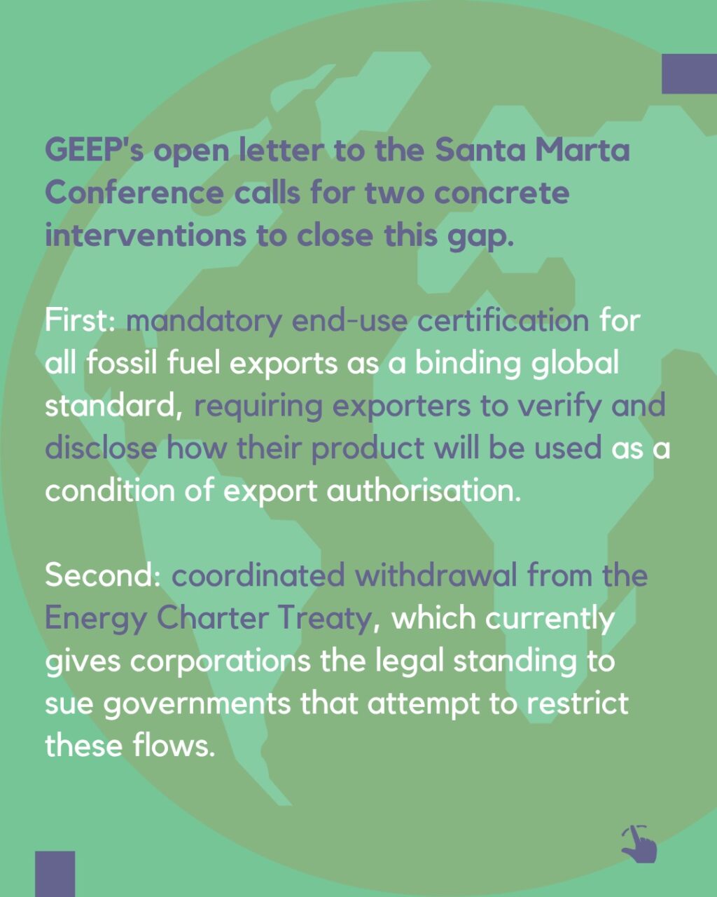 Instagram post from palenergyembargo. This post is in position 2.