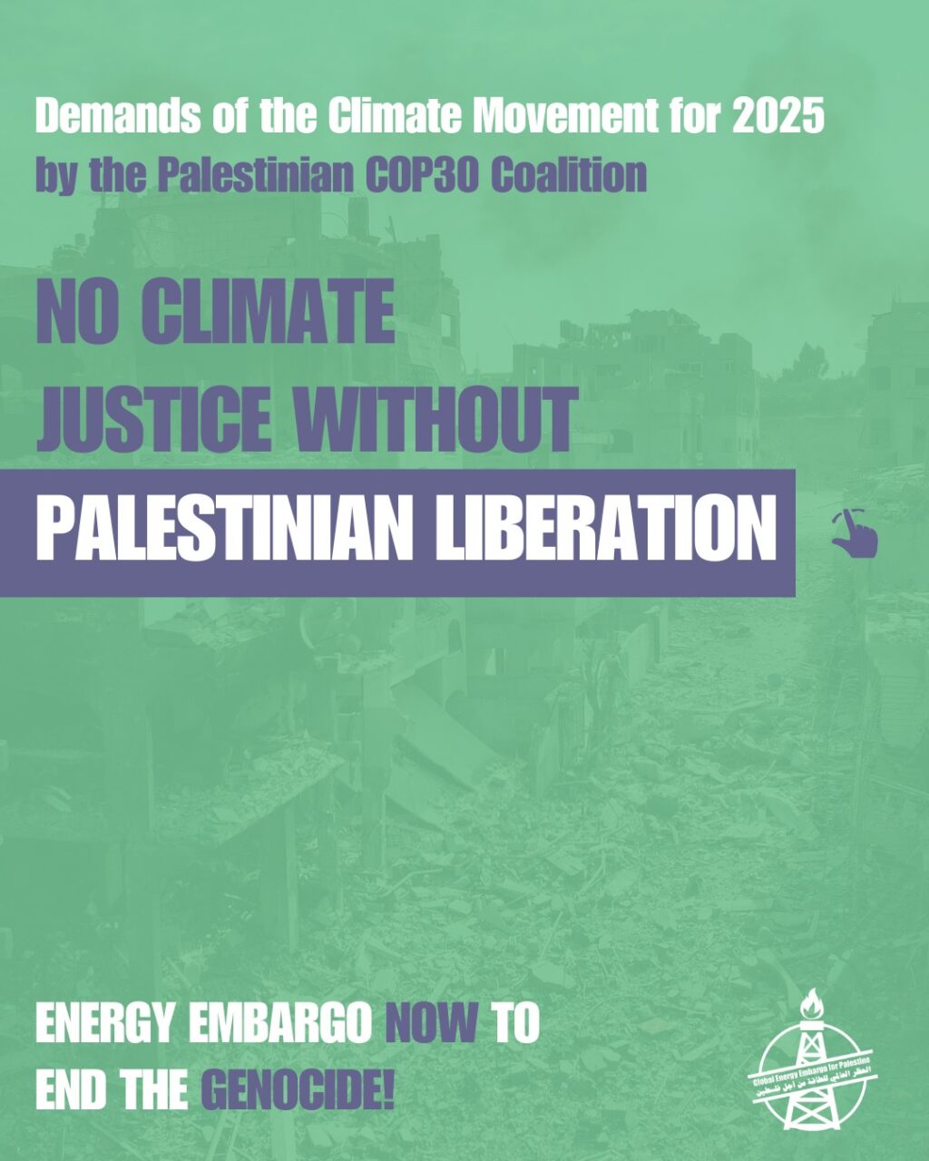 Instagram post from palenergyembargo. This post is in position 0.