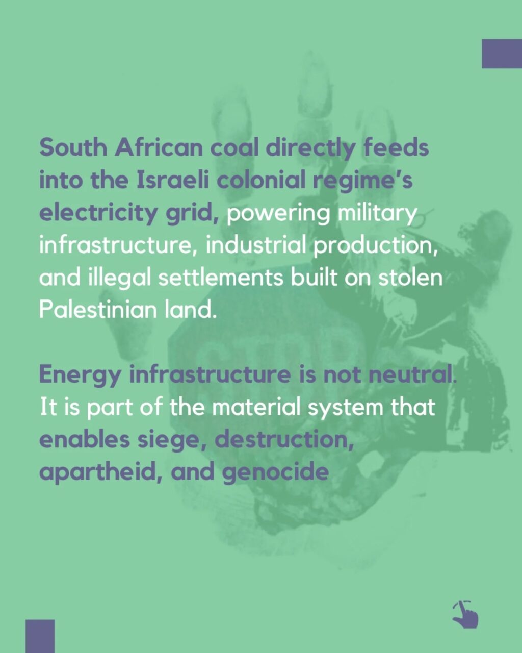 Instagram post from palenergyembargo. This post is in position 2.