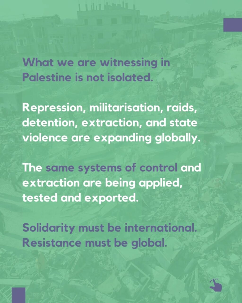 Instagram post from palenergyembargo. This post is in position 5.