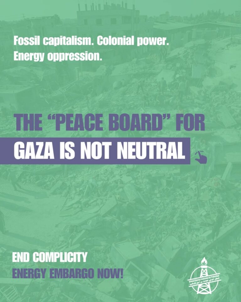 Instagram post from palenergyembargo. This post is in position 1.