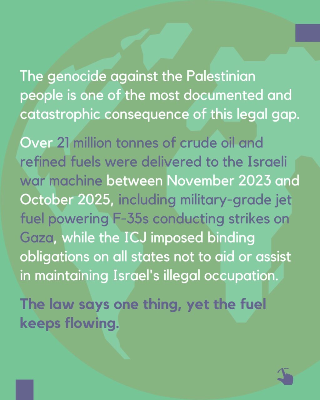 Instagram post from palenergyembargo. This post is in position 4.