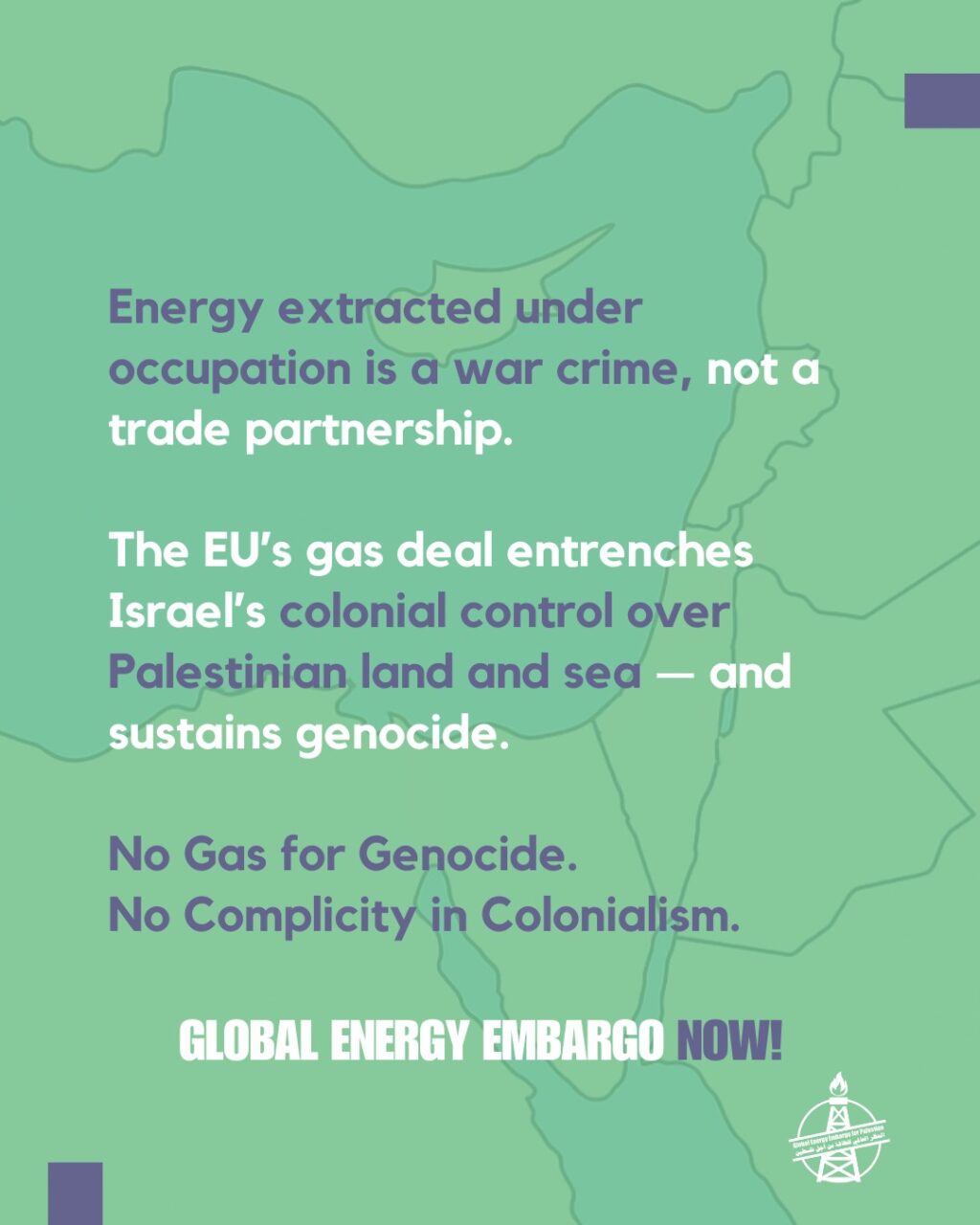 Instagram post from palenergyembargo. This post is in position 9.