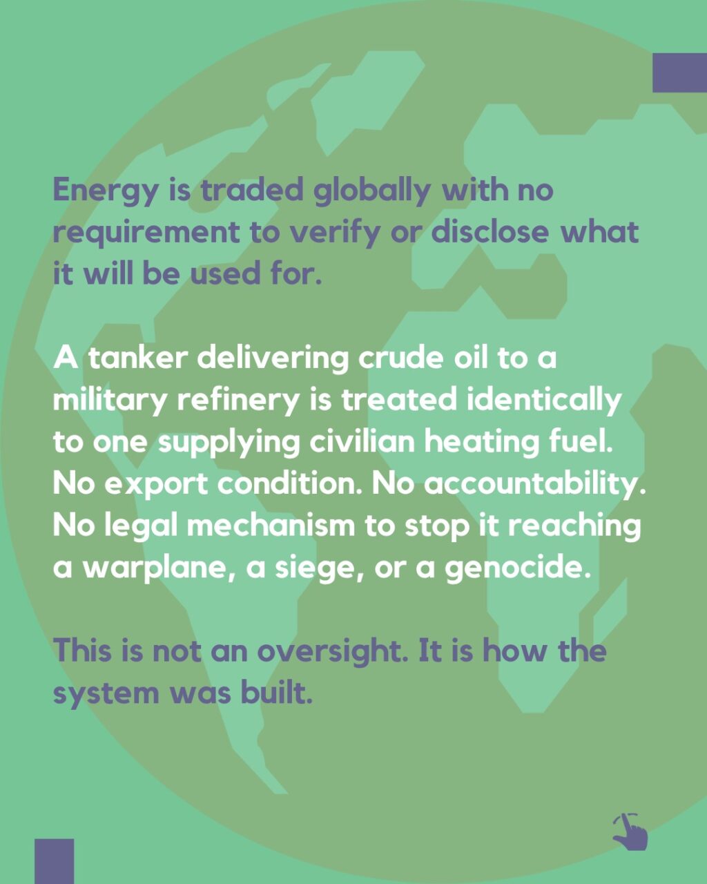 Instagram post from palenergyembargo. This post is in position 1.