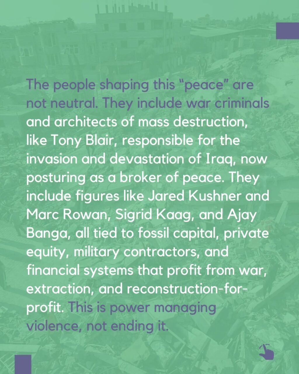 Instagram post from palenergyembargo. This post is in position 2.