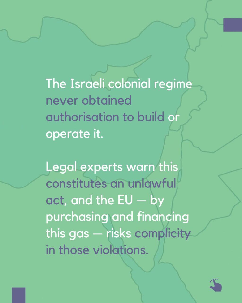 Instagram post from palenergyembargo. This post is in position 3.