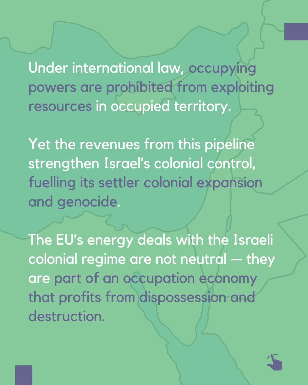 Instagram post from palenergyembargo. This post is in position 4.