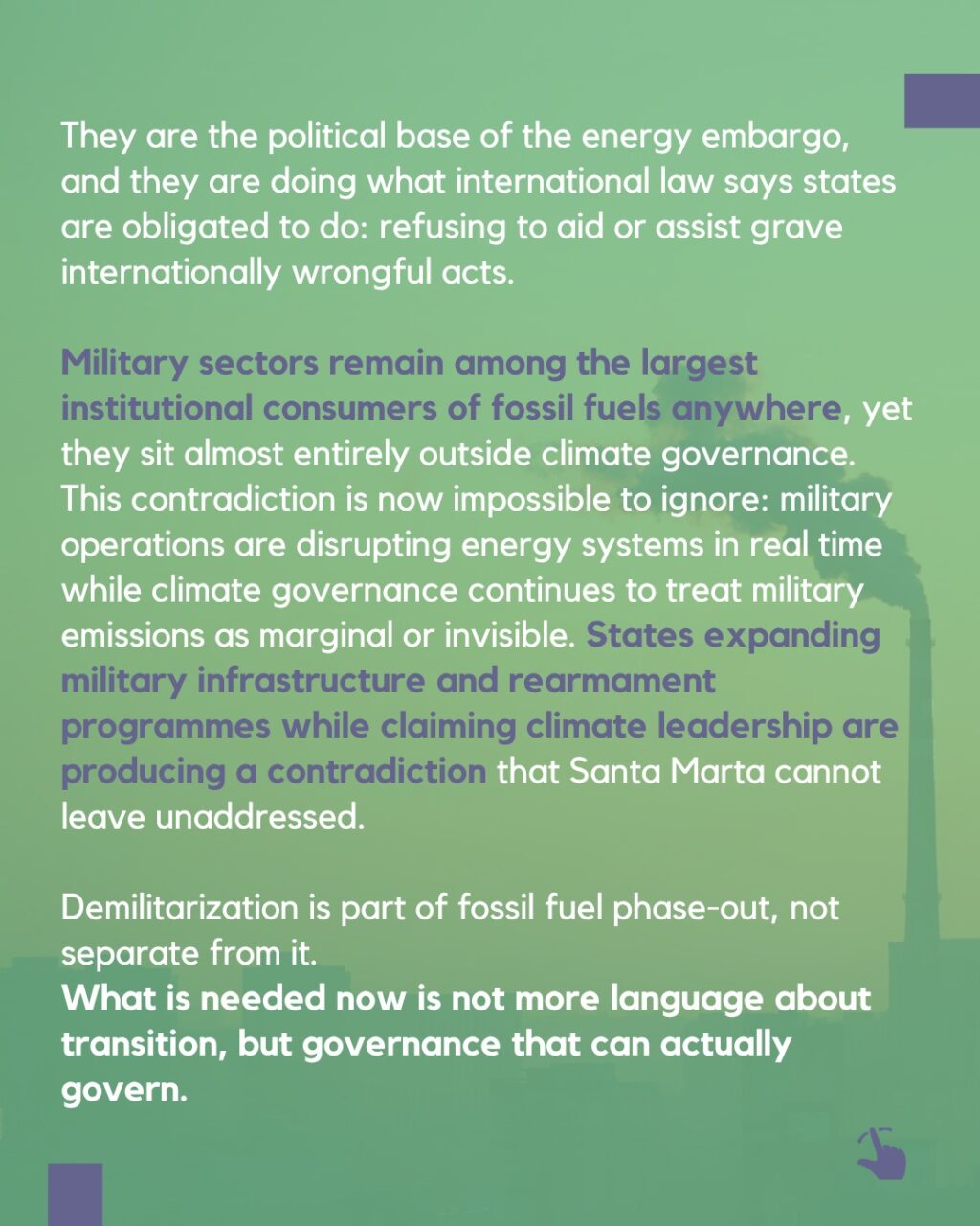 Instagram post from palenergyembargo. This post is in position 5.