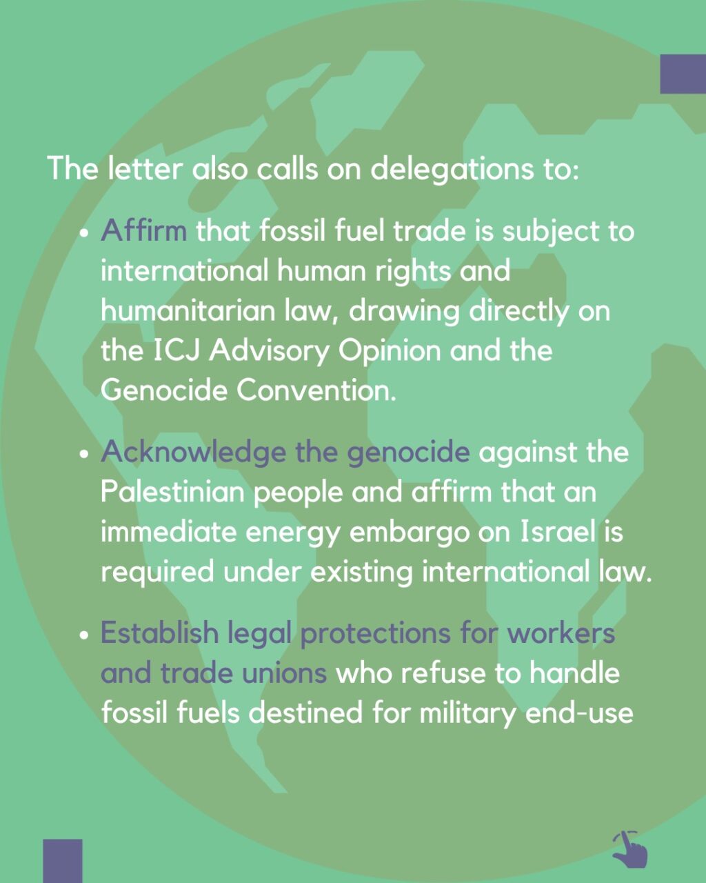 Instagram post from palenergyembargo. This post is in position 3.